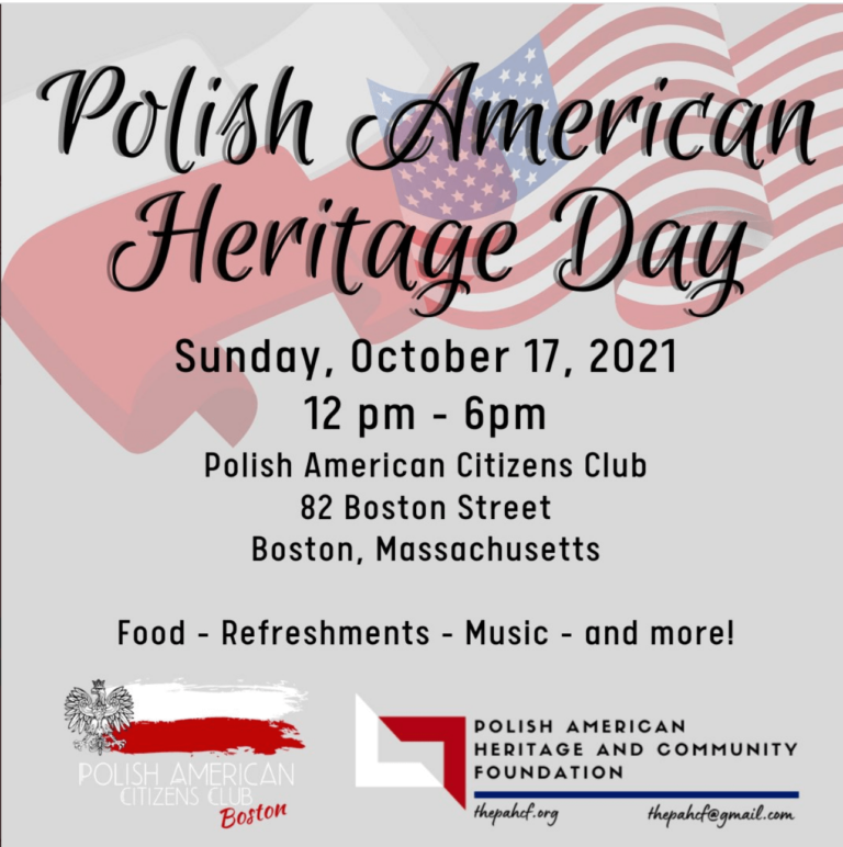 Polish American Heritage Month Celebration - Caught In Dot