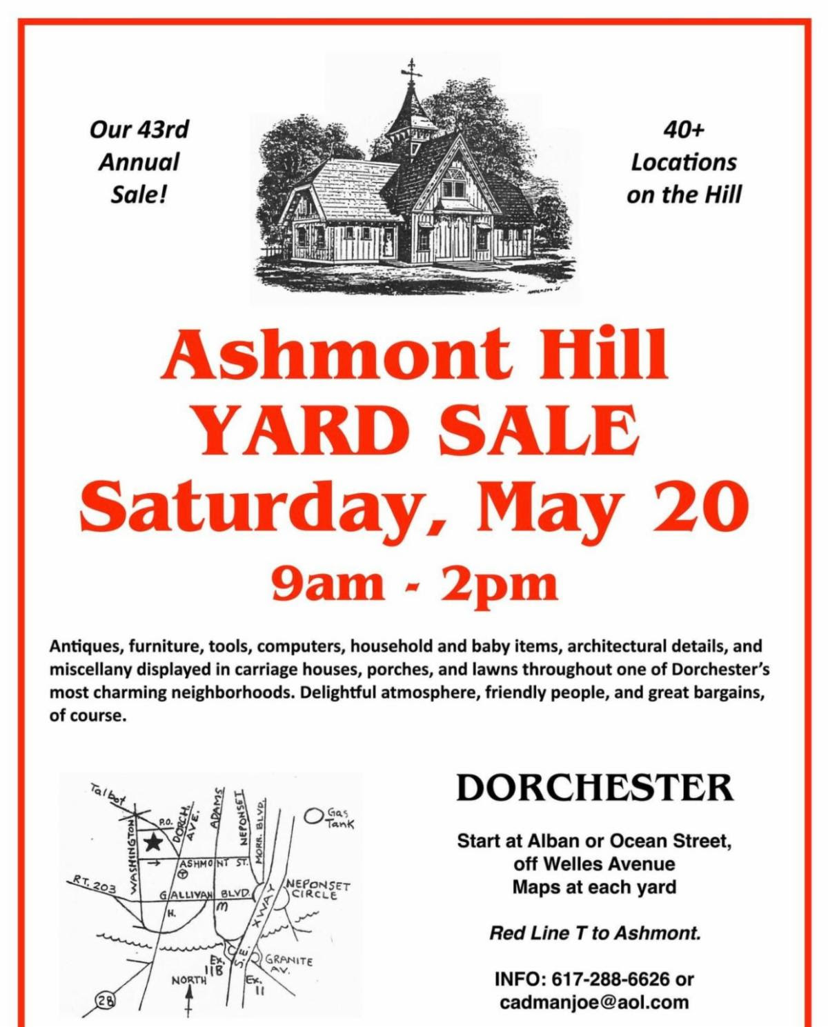 5 Things to Expect from the Ashmont Hill Yard Sale Caught In Dot