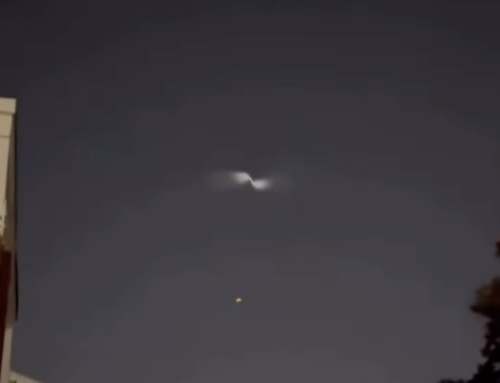 What the heck was that looming in the sky on Tuesday night? We know.