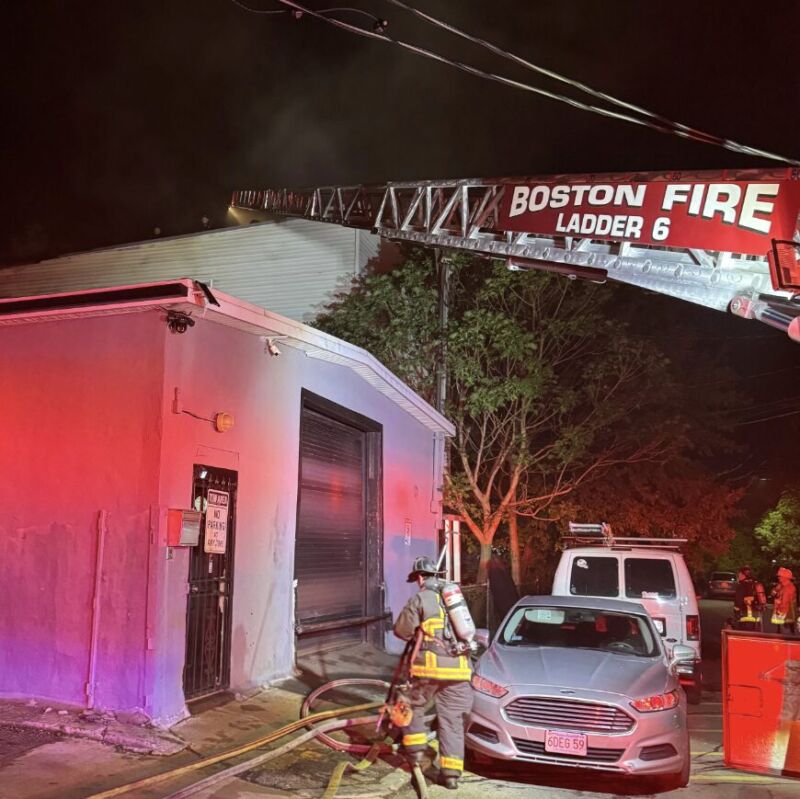 2 people injured in a fire in Dorchester on Tuesday night. - Caught In Dot