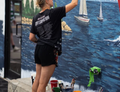 New Mural Brightens Up Neponset Avenue
